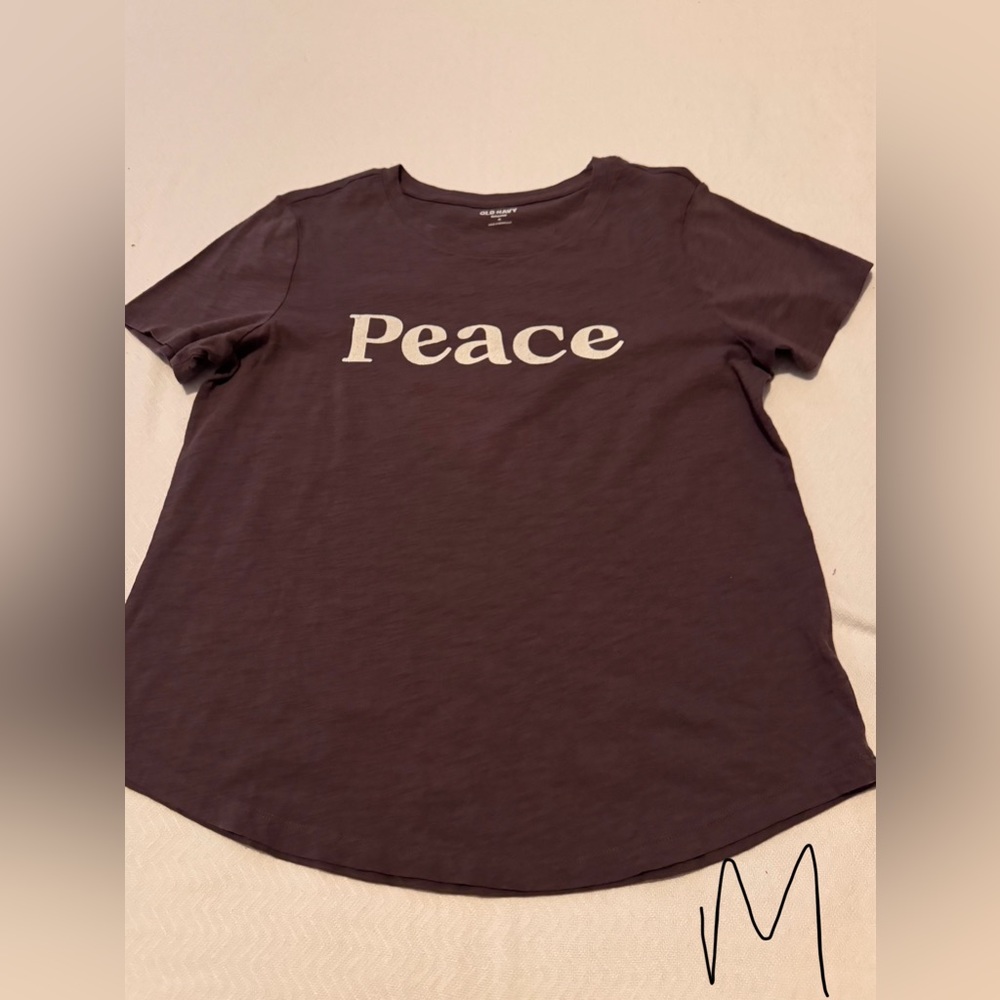 Purple peace shirt
